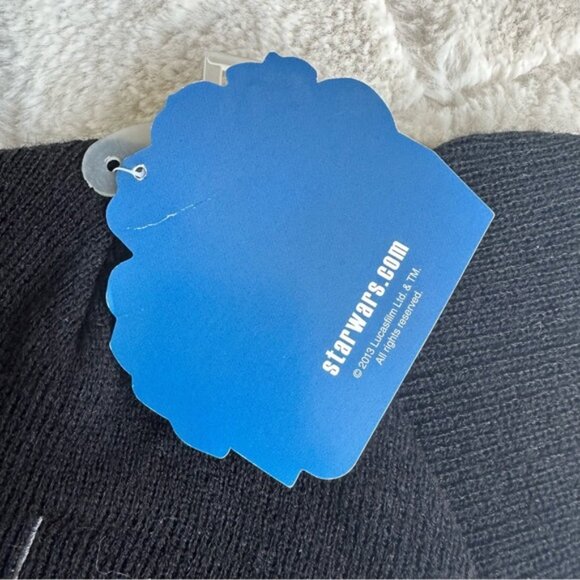 Disney Parks X StarWars | "Darth Vader" Beanie Hat With Mickey Ears | Size Youth - Picture 4 of 7